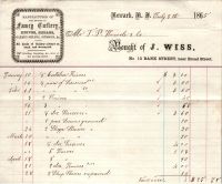 Howell 1865 receipt thumbnail