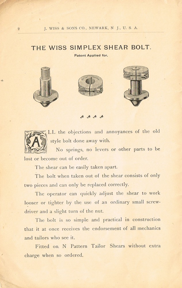 1901 Catalog: Page 2