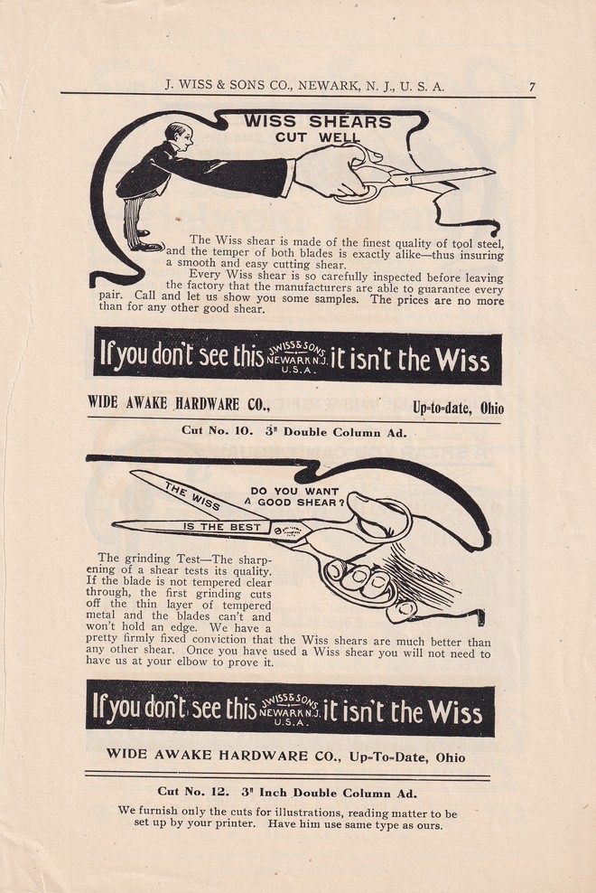 Suggestions For Advertising High Grade Shears and Scissors: Page 7