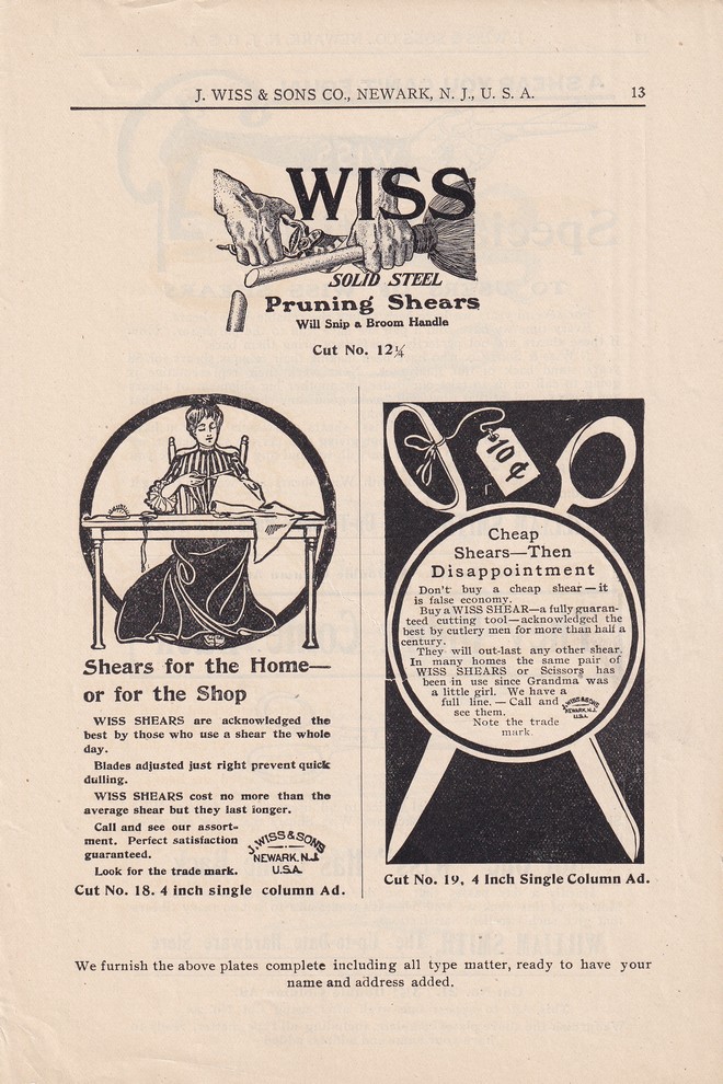 Suggestions For Advertising High Grade Shears and Scissors: Page 13