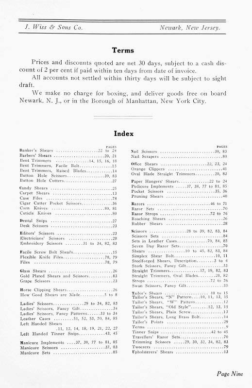 1911 Catalog: Page 9