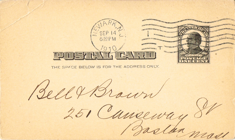 1910 order acknowledgment