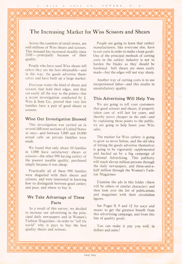 National Advertising Campaign: Page 2