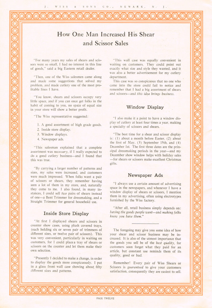 National Advertising Campaign: Page 12