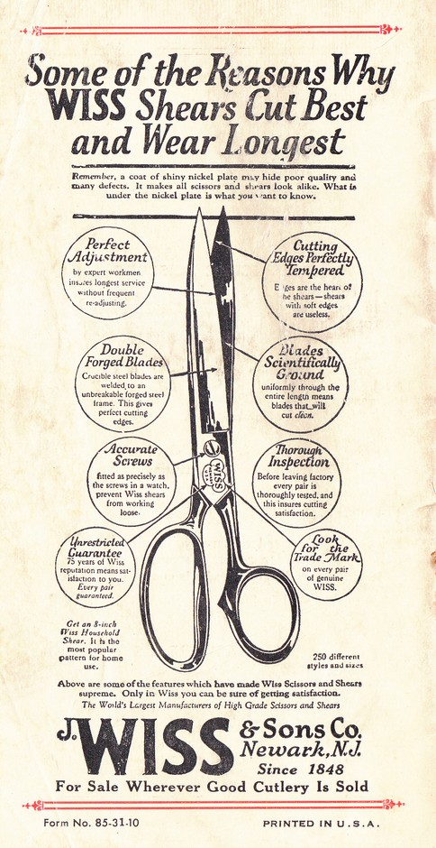The Story of Good Shears and Scissors: Back