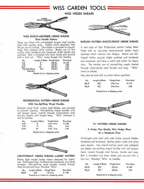 Garden Shears Catalog: 1939: Page 5
