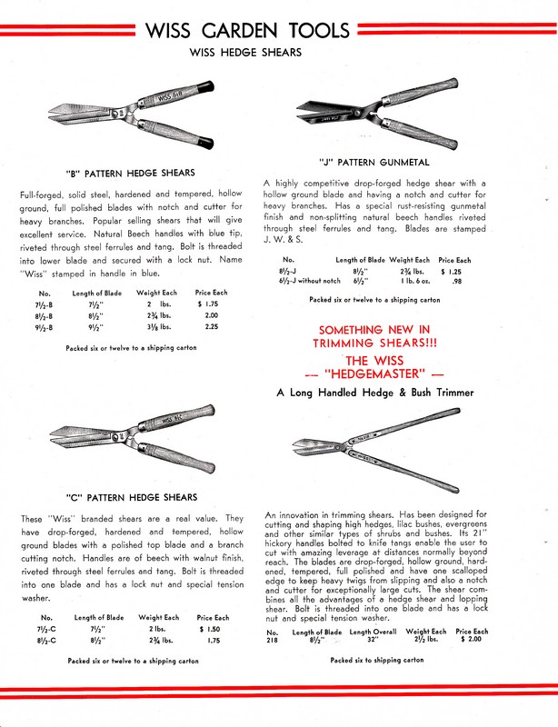 Garden Shears Catalog: 1939: Page 6