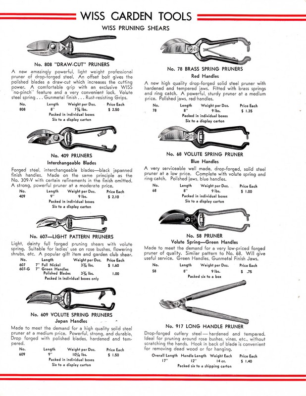 Garden Shears Catalog: 1939: Page 8