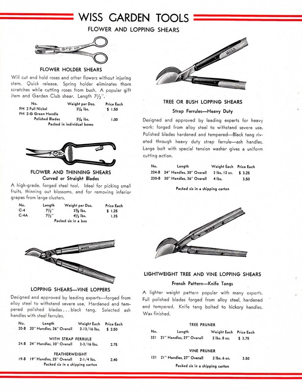 Garden Shears Catalog: 1939: Page 10