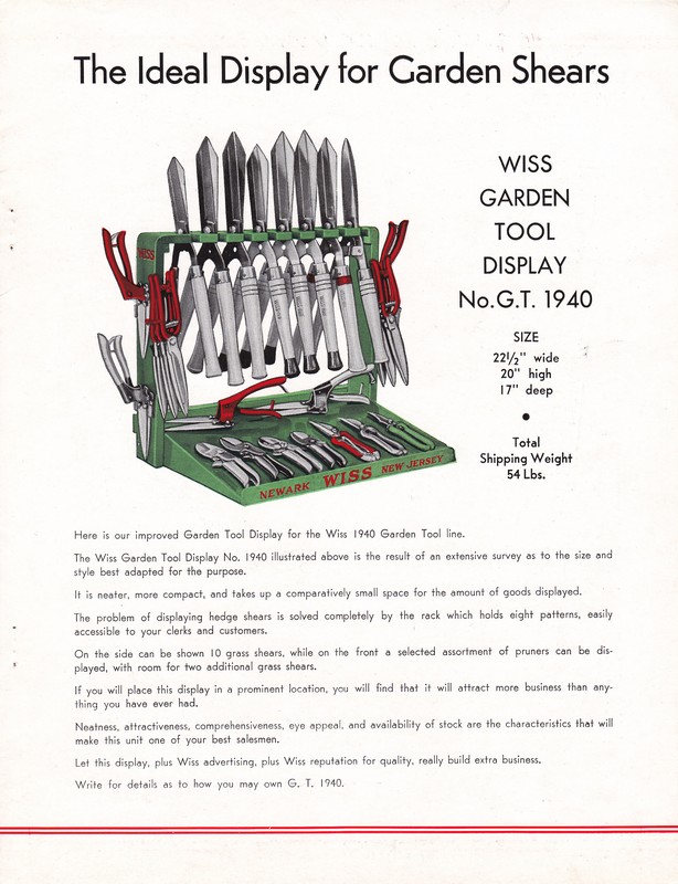 Garden Shears Catalog: 1939: Page 11