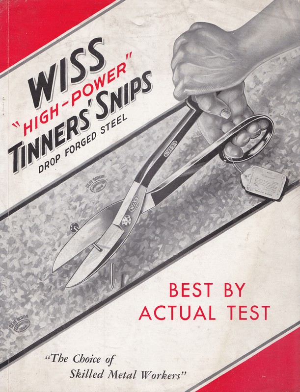 "High-Power" Tinners' Snips 1940: Page 1