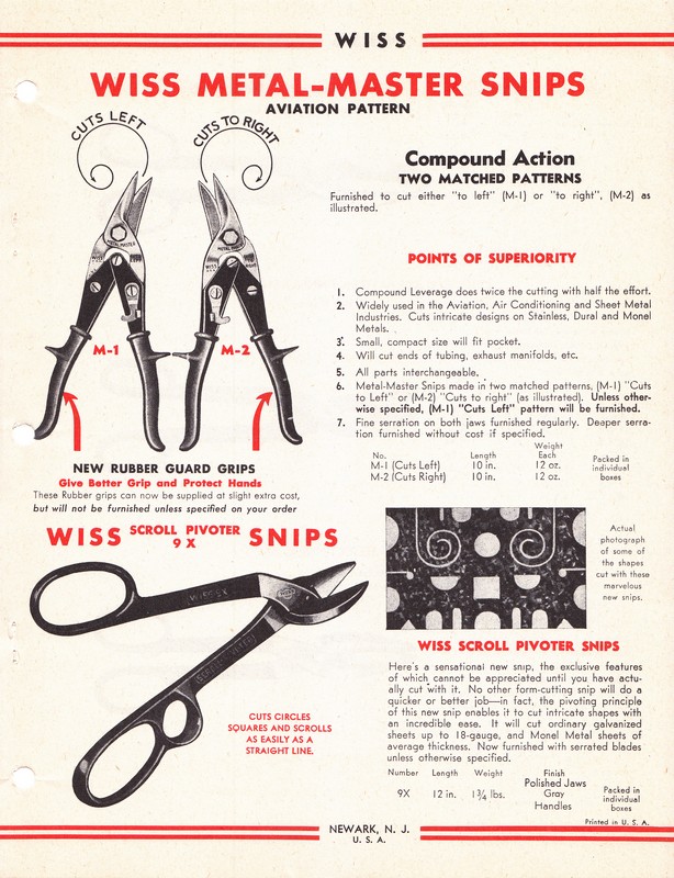 "High-Power" Tinners' Snips 1944: Page 3