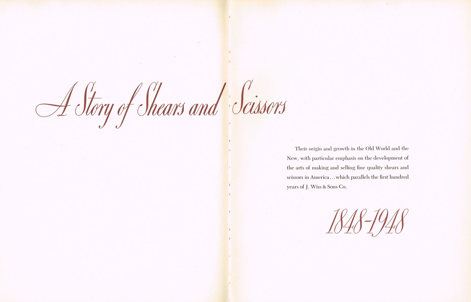 A Story of Shears and Scissors: 1848-1948: Page 2