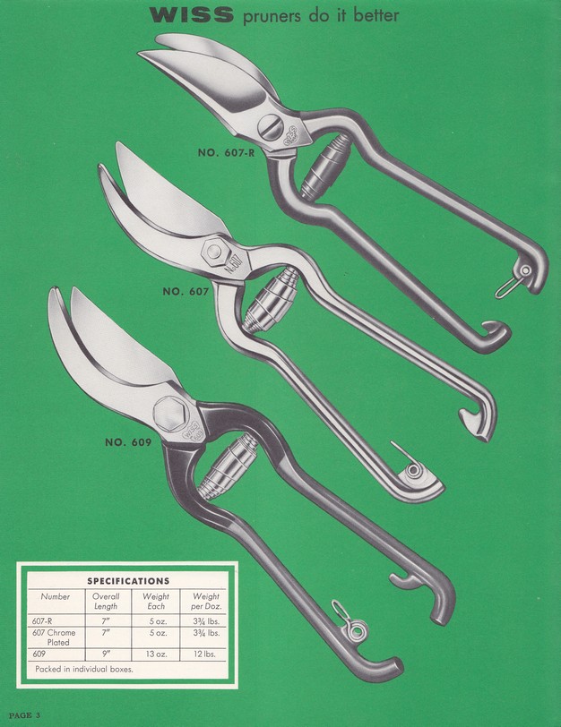 1954 Garden Shears Catalog: Page 3