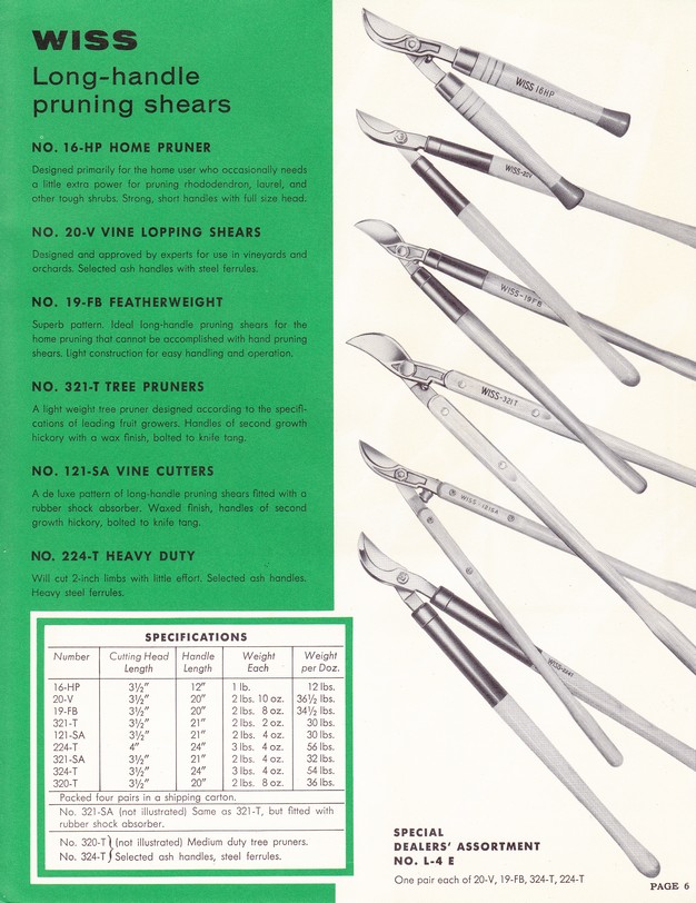 1954 Garden Shears Catalog: Page 6