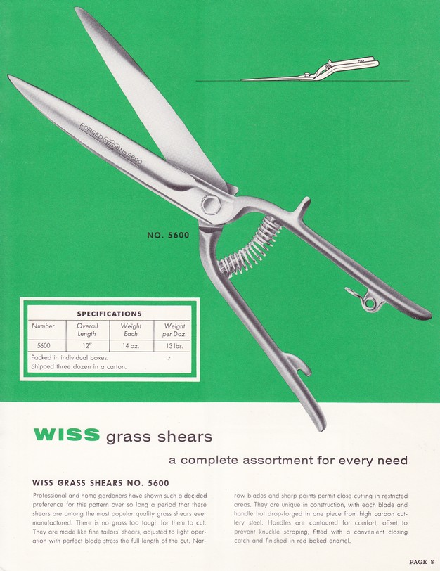 1954 Garden Shears Catalog: Page 8