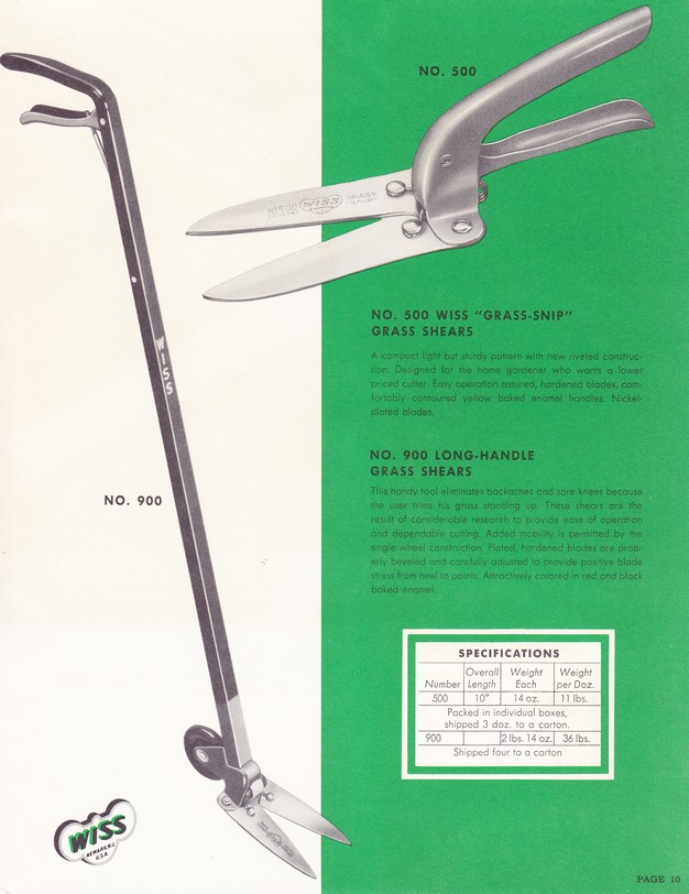 1954 Garden Shears Catalog: Page 10