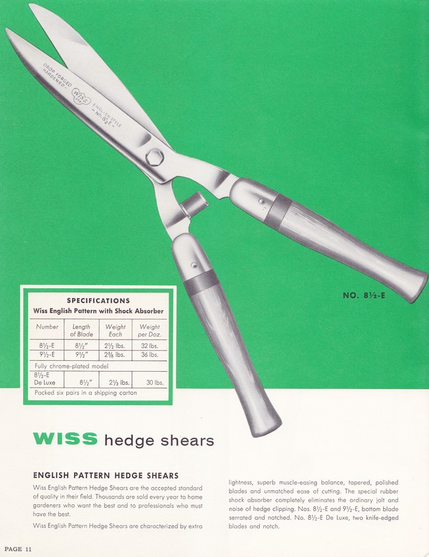 1954 Garden Shears Catalog: Page 11