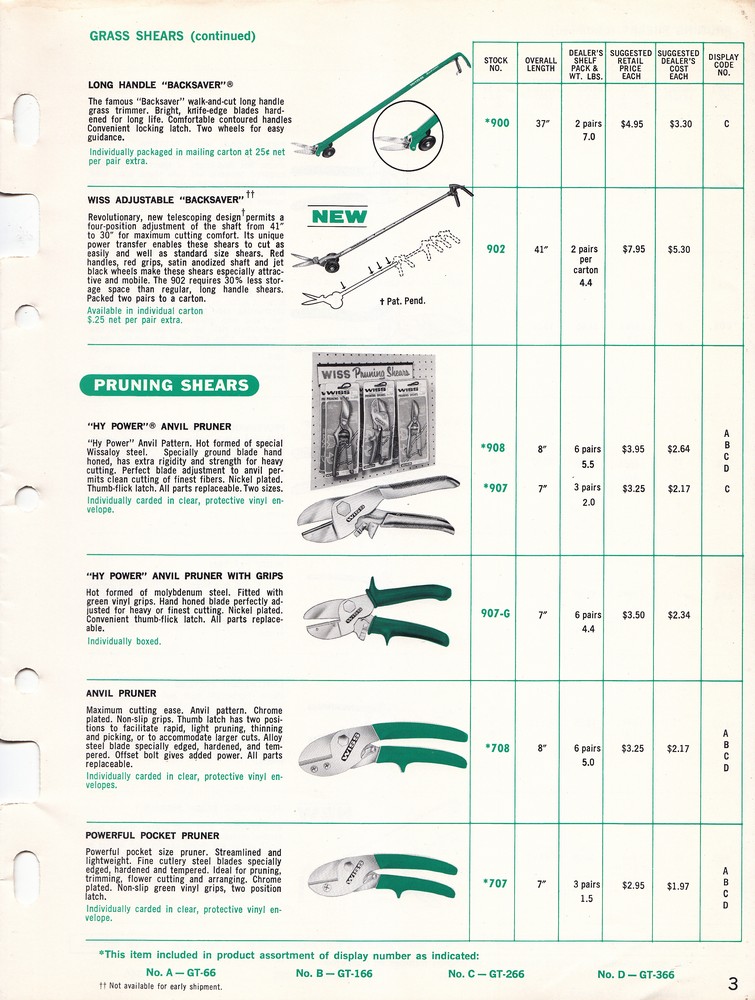 Garden Shears Catalog 1965: Page 3