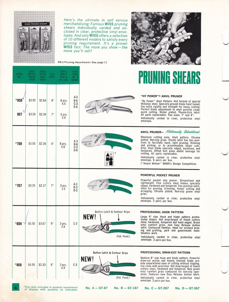 Garden Shears Catalog 1966: Page 4