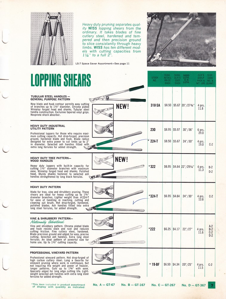 Garden Shears Catalog 1966: Page 7