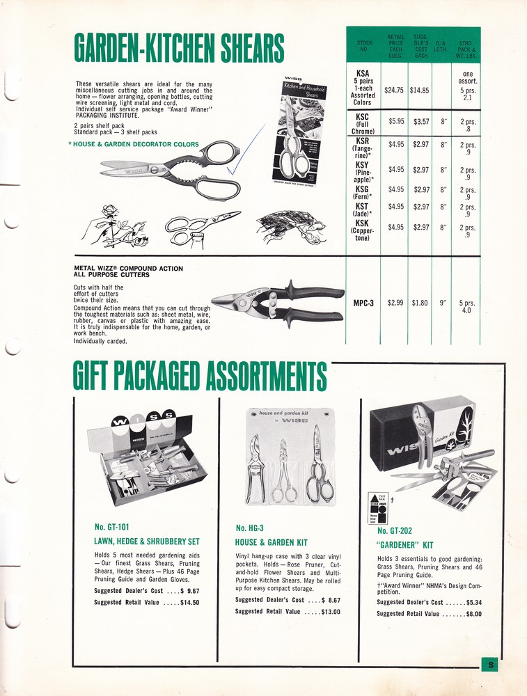 Garden Shears Catalog 1966: Page 9
