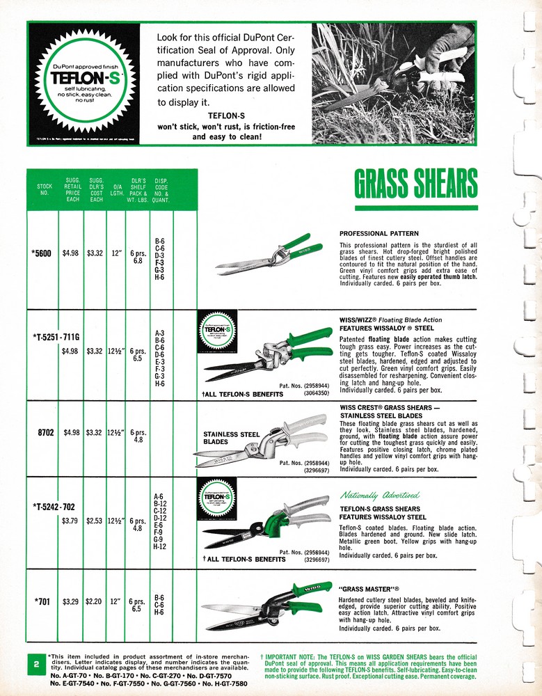 Garden Shears Catalog 1969: Page 2