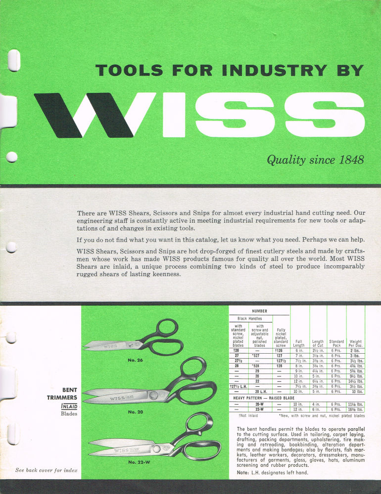 Tools For Industry 1961: Page 1