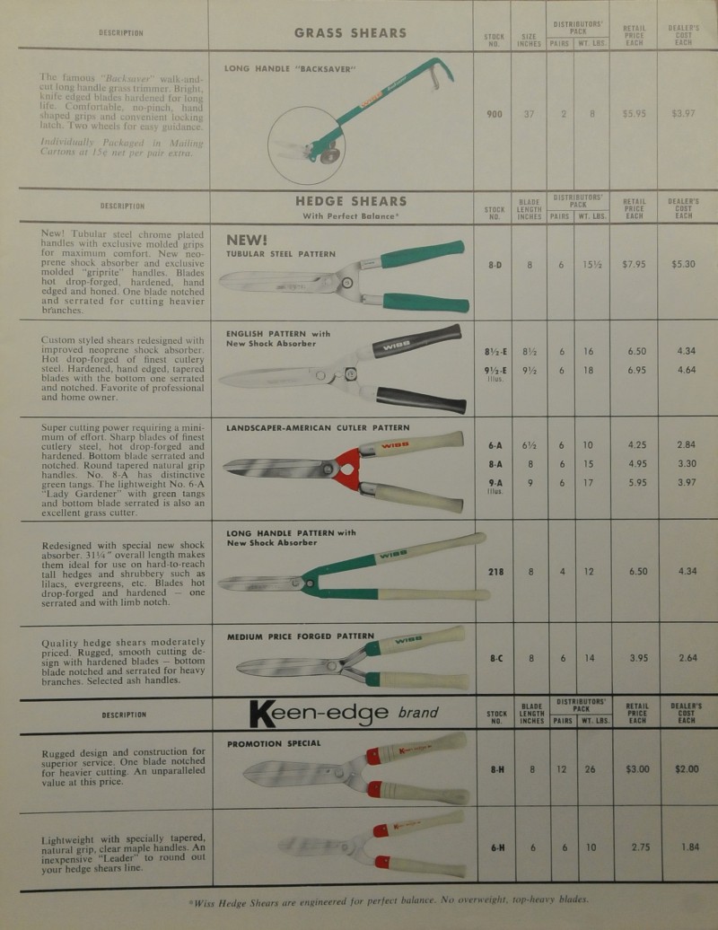 garden-shears-price-list-1962-3