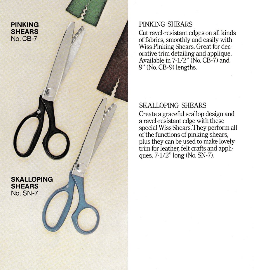 The Cooper Group: Wiss Scissors & Shears For Sewing & Crafts: Page 7