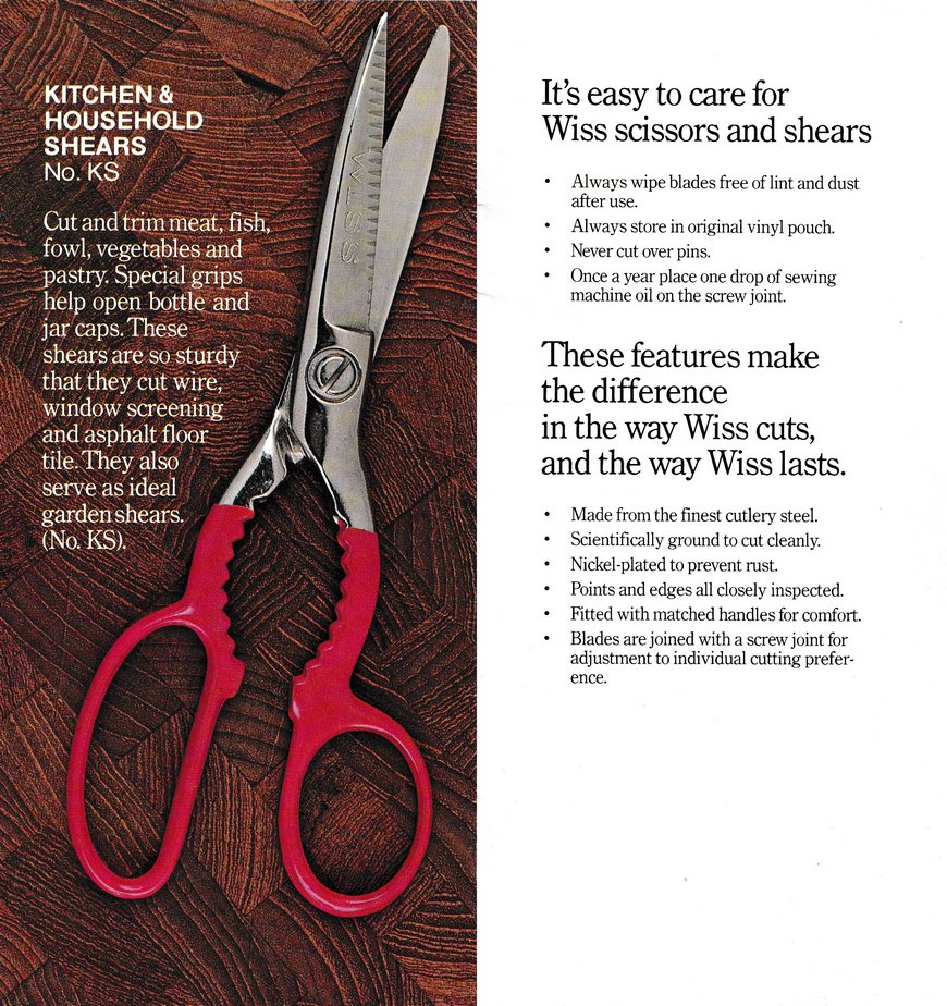 The Cooper Group: Wiss Scissors & Shears For Sewing & Crafts: Page 8