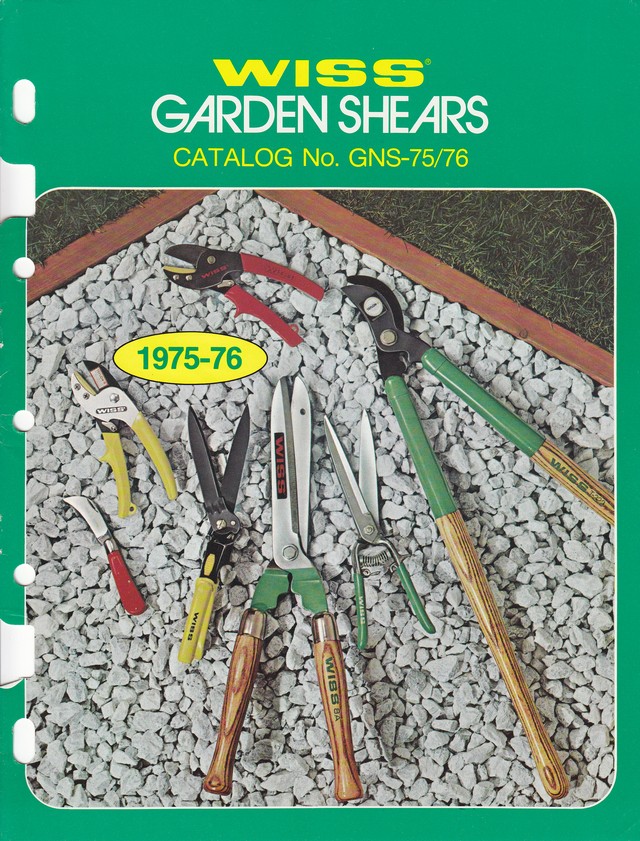 Garden Shears Catalog 1975: Page 1