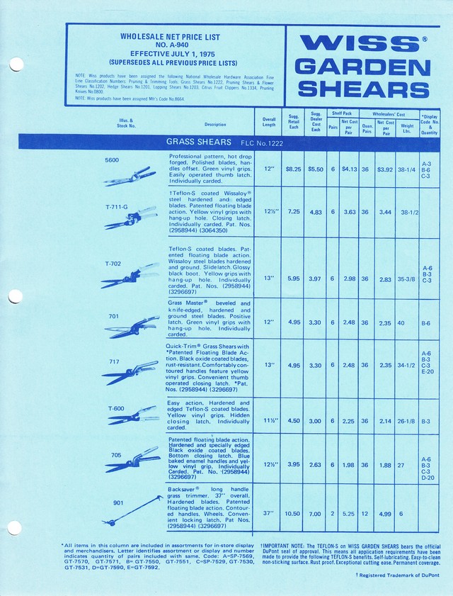 Garden Shears Catalog 1975: Page 9