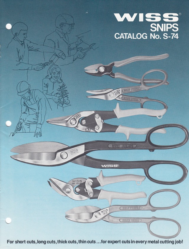 Snips Catalog 1974: Page 1