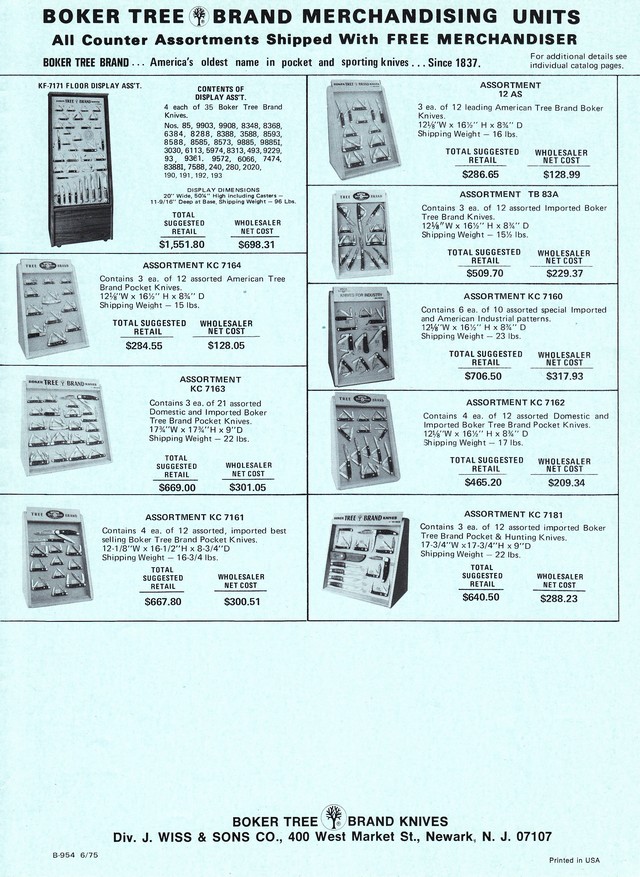 Boker Tree Brand 1972 Catalog: Page 18