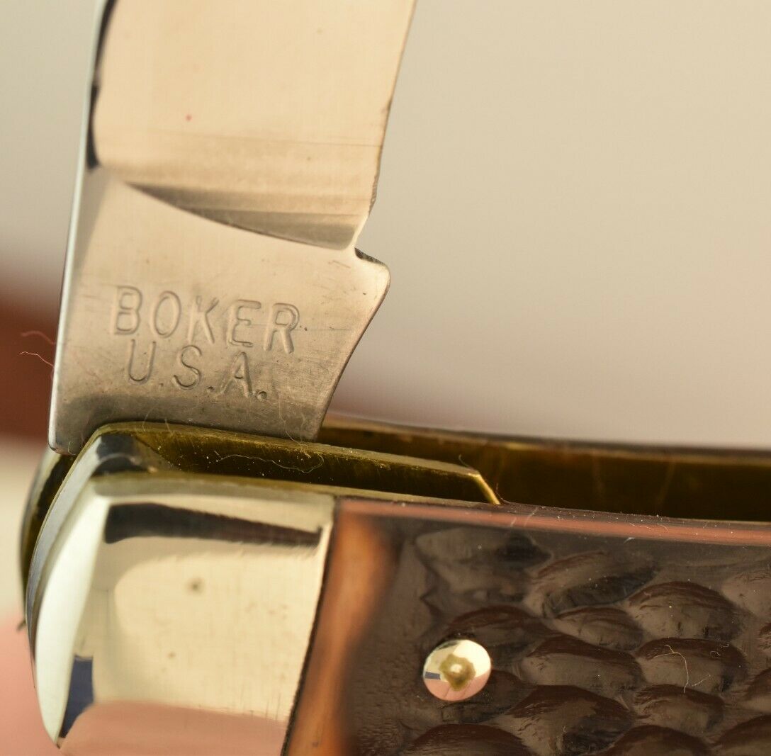Vintage Boker USA Prarie Schooner Commemorative Pocket Knife