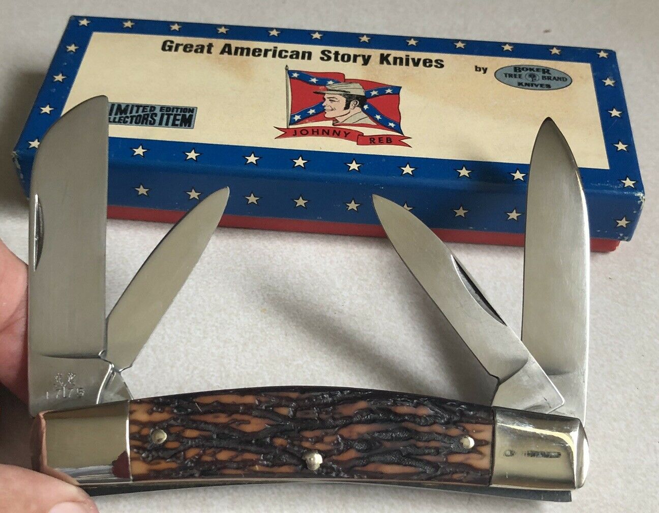 BOKER TREE BRAND usa 1778 Ltd Great American Story (Remember the Maine) 4  blade $109.00 - PicClick AU