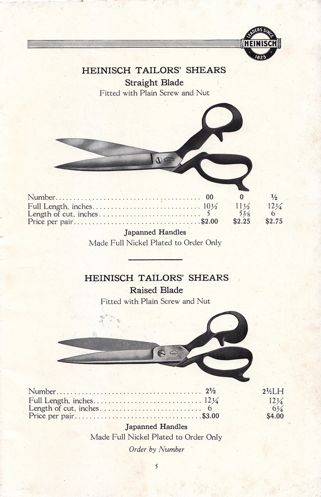 R. Heinisch Sons' Works: Catalog circa 1916+ With prices: Page 5