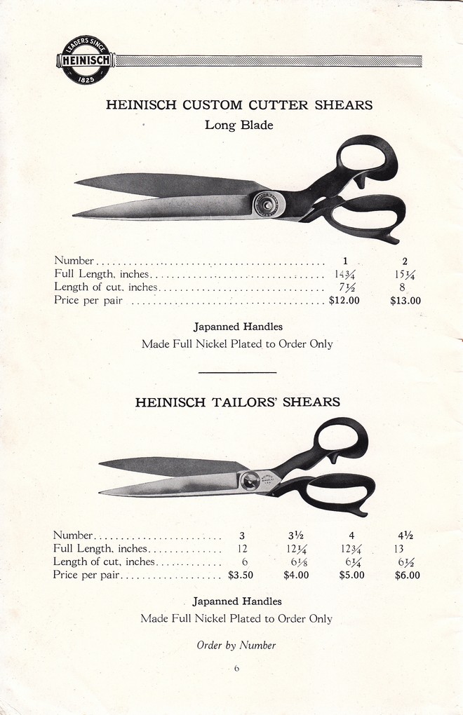 R. Heinisch Sons' Works: Catalog circa 1916+ With prices: Page 6