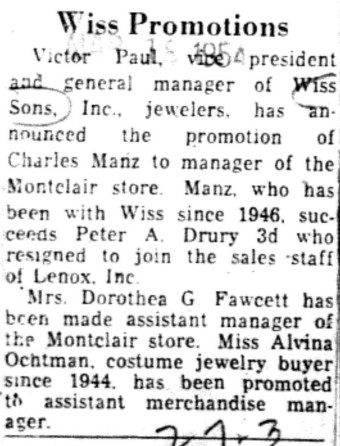 1954-03-18 Victor Paul Promoted Jewelers