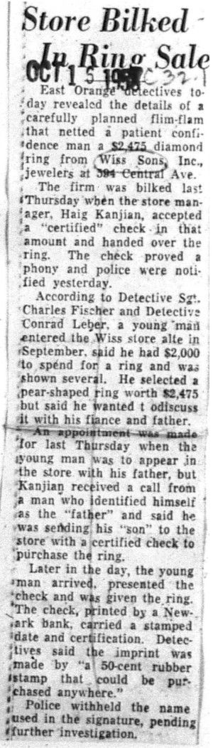 1958-10-15 Store Bilked In Ring Sale