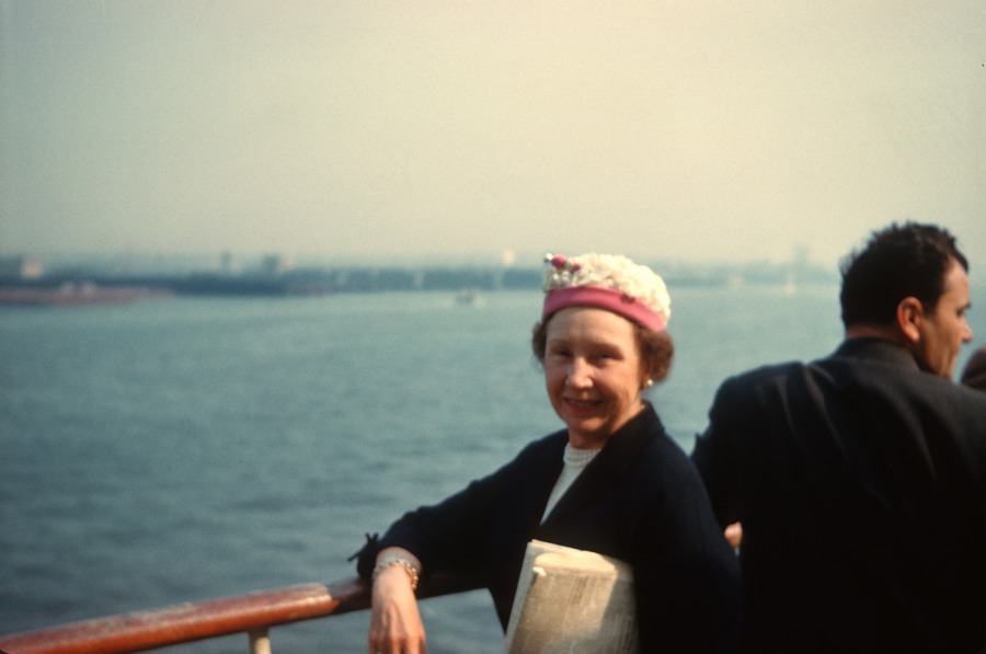 Mildred Wiss Pictures: NYC Harbor Cruise 1961: Photo 13 of 15