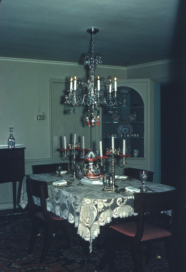 Christmas 1961 table