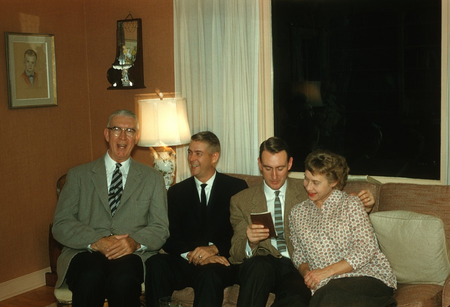 December 1959 wedding 01 Cot family Dec 11 1959