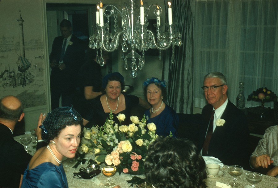 December 1959 wedding 16 wedding table