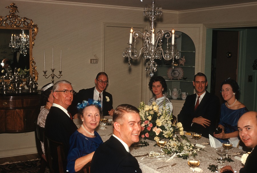 December 1959 wedding 17 table