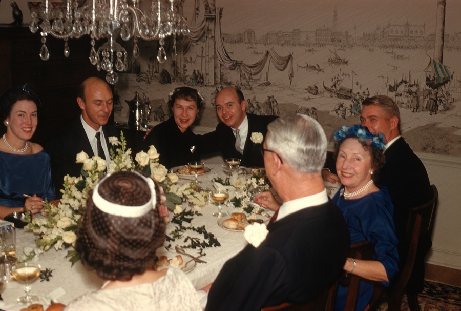December 1959 wedding 18 bridal table