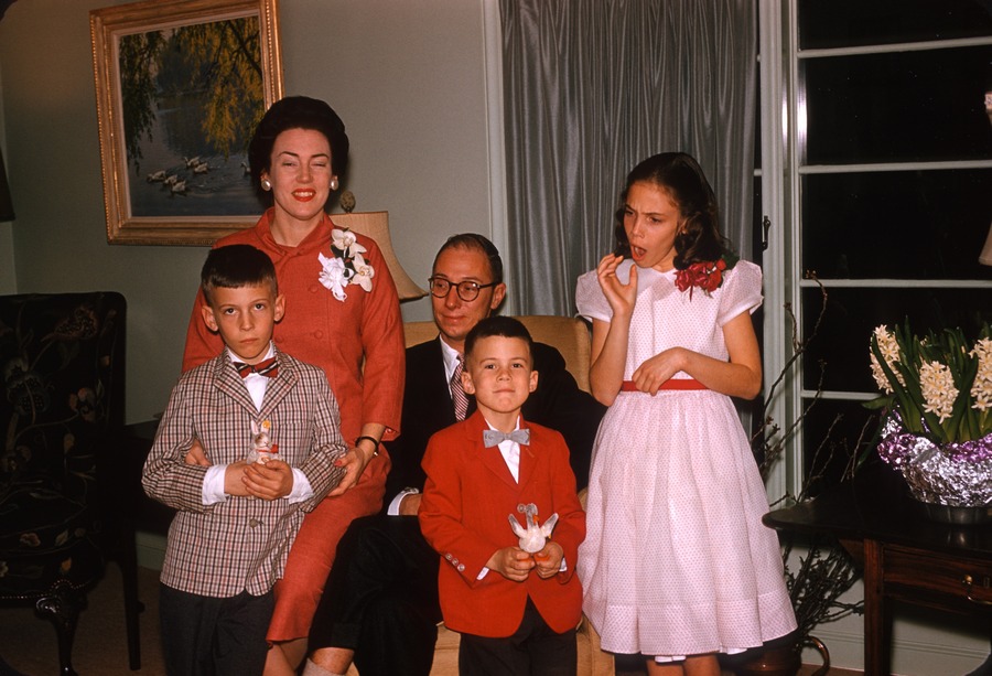 Easter 1958 Norms family