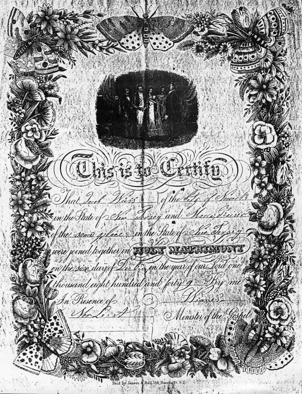 Jacob-Wiss-marriage-certificate