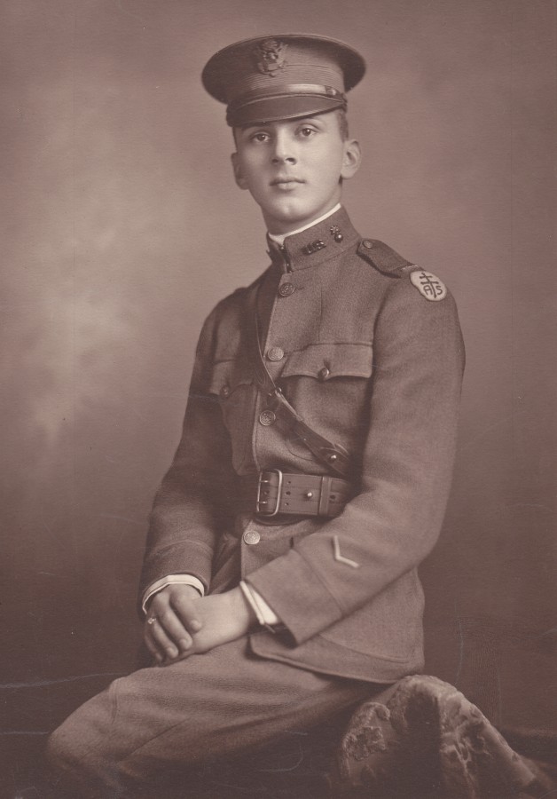 Norm Sr in uniform Feb-1919